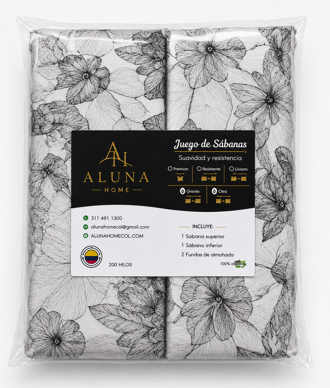 🌼Juego De Sábanas Floral Elegance