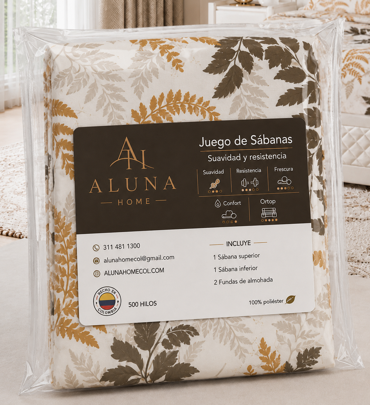 ✨Juego De Sàbanas Bosque Dorado