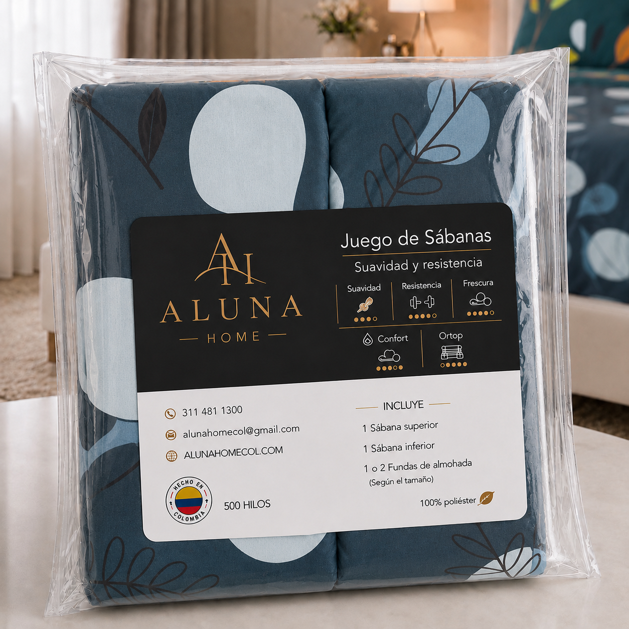 🌌Juego De Sábanas Esencia Boreal