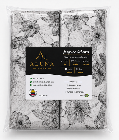 🌼Juego De Sábanas Floral Elegance